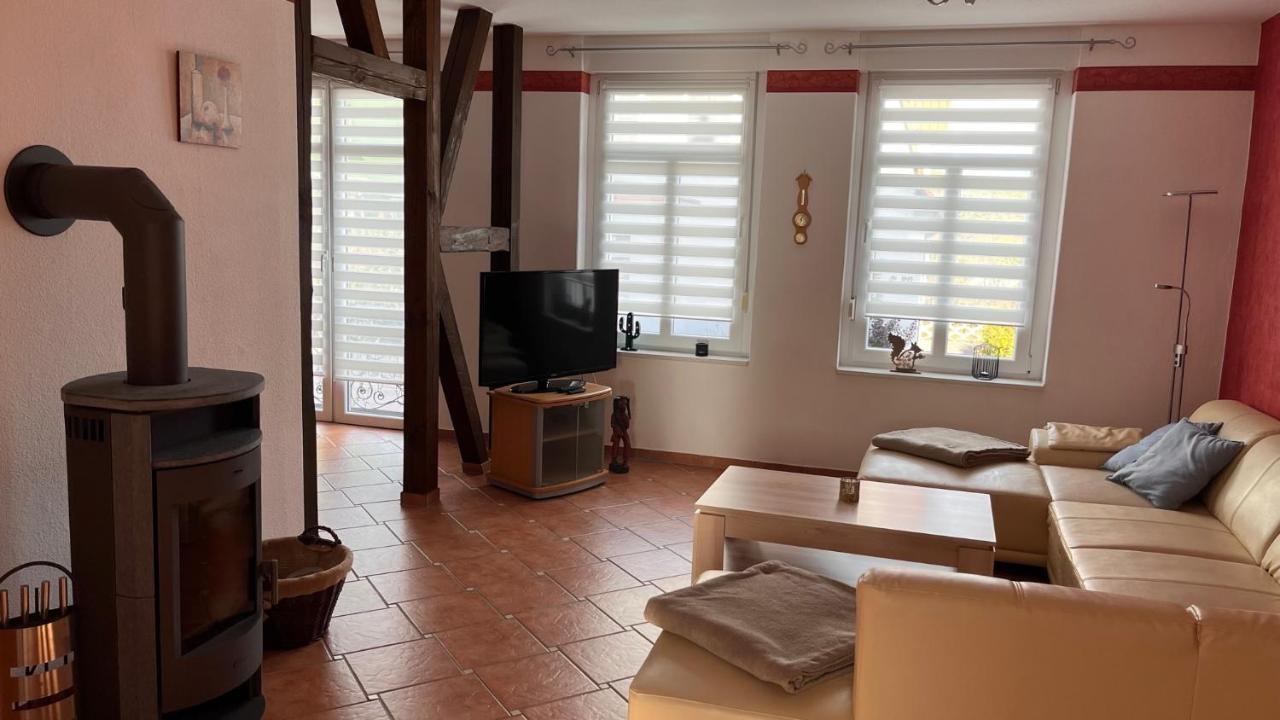 Ferienwohnung Am Bodetal Mit Wallbox Fuer E-Auto 탈레 외부 사진